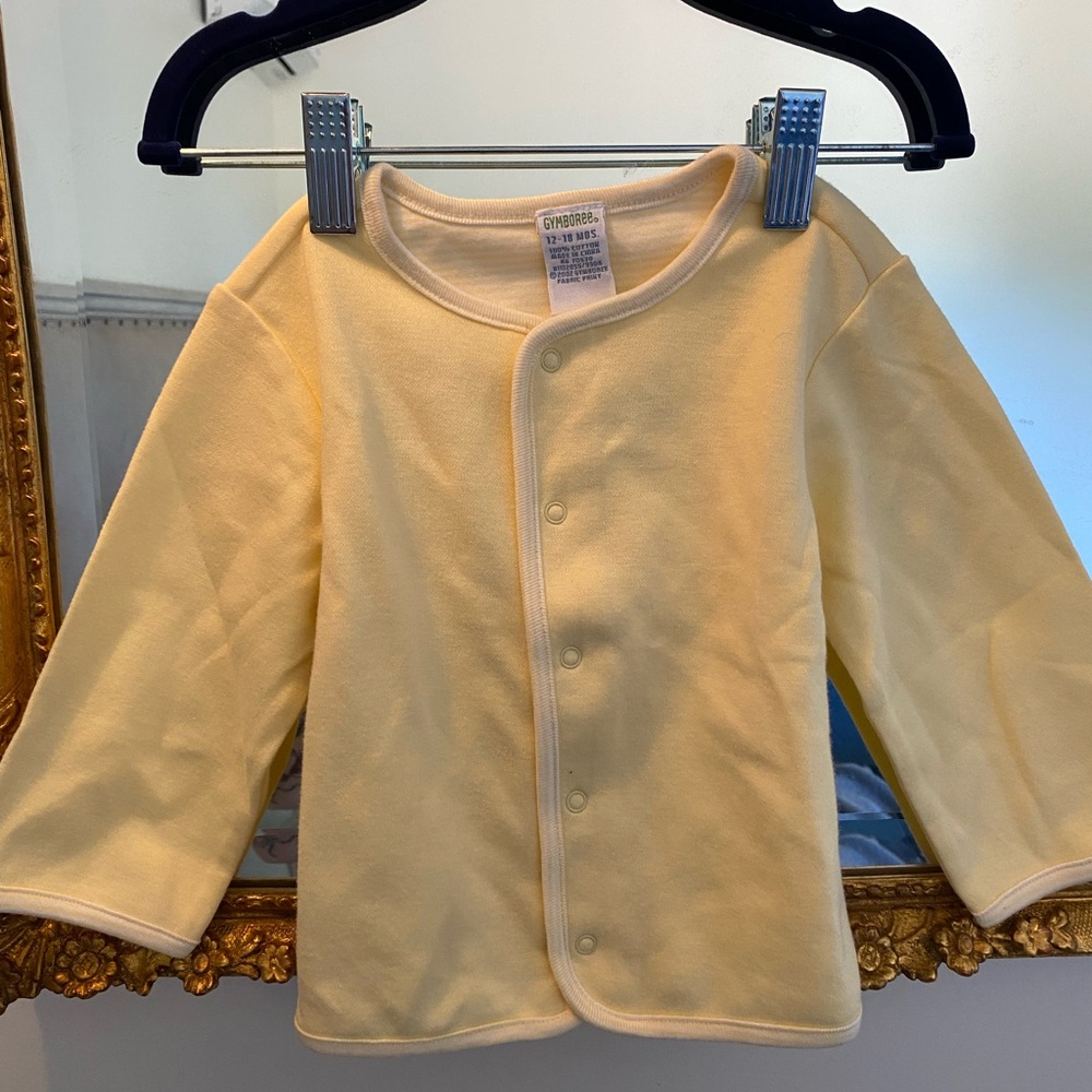 NWT Cotton Yellow Baby Long Sleeve